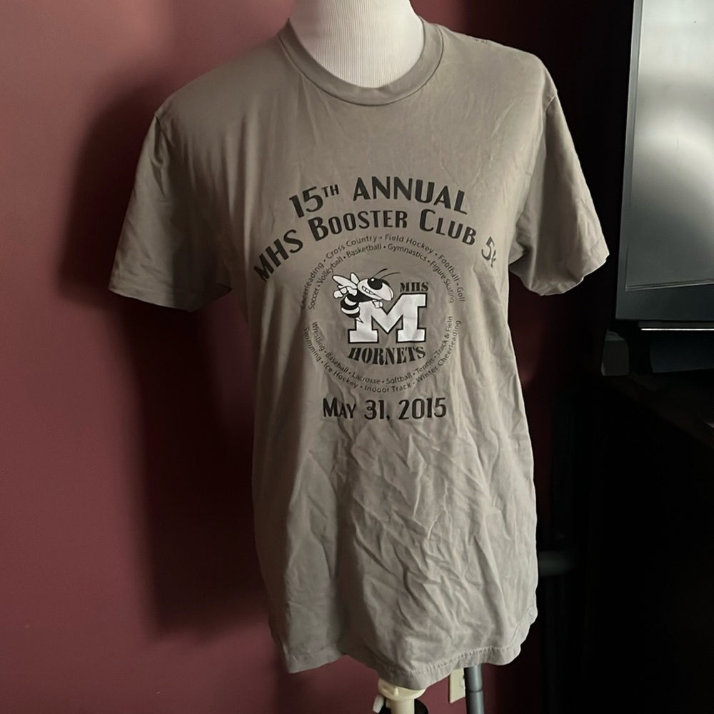 Mens Next Level 15th Annual MHS Booster Club 5K Road Race T-Shirt M